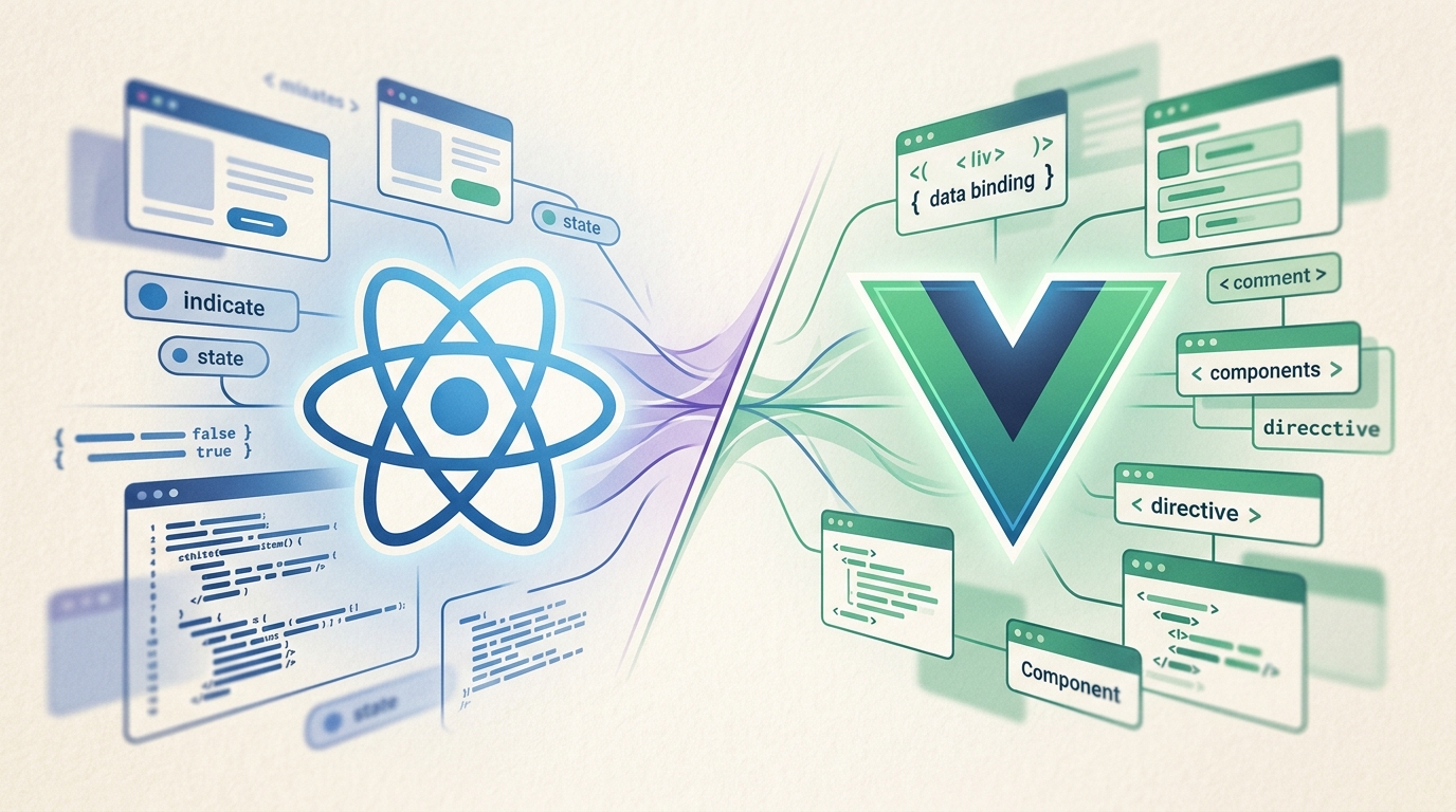 React vs Vue.js en 2026 : quel framework choisir pour votre projet web ?